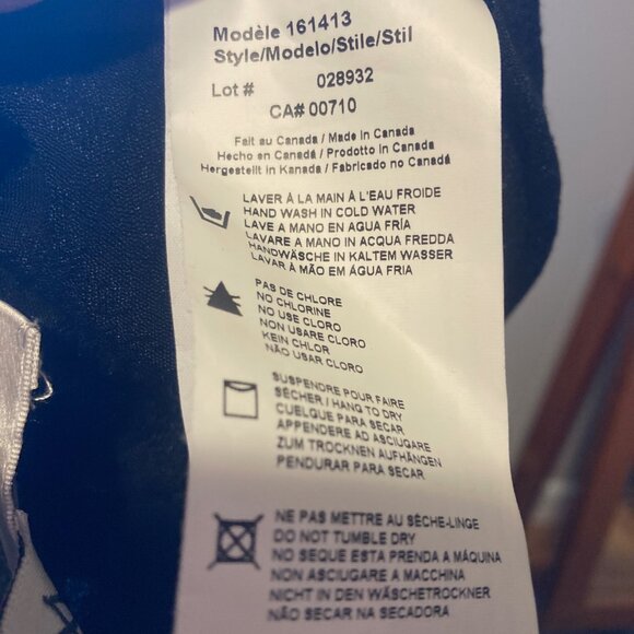 #38 Joseph Ribkoff Black Gauze Flowy Pants with Skirt Overlay, Size 4 - Picture 6 of 8